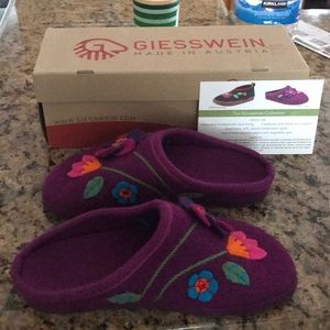 Giesswein Flora Slippers made in Austria